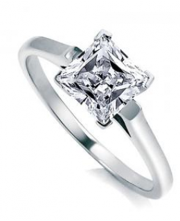 Cubic Zirconia Solitaire Ring