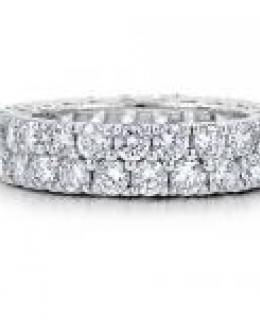 Cubic Zirconia Eternity Band Ring