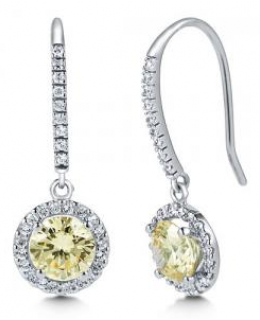 Cubic Zirconia Dangle Earrings