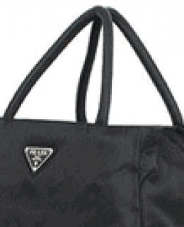 Prada B3864 Tessuto City Medium Tote Bag Black: Ampmfashion.com