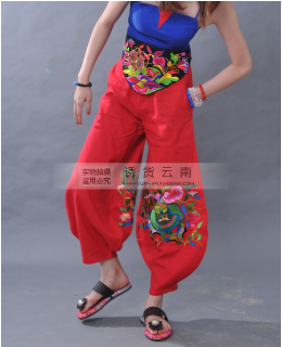 Chinese nationality wind trousers 