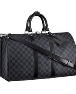 Buy LV Damier Graphite Keepall 55 Shoulder Strap N41413 Low Offer-$269