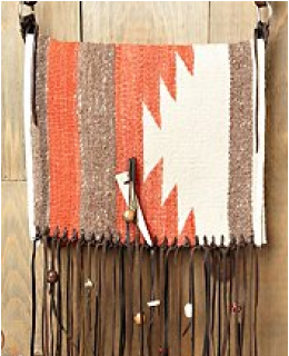 Fringe Bags- Totem Saddle Blanket Bag