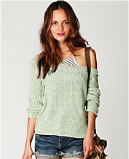 Pullover Sweater- Marled Yarn Pullover