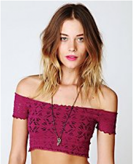 Layering Cropped- Crochet Seamless Crop Top