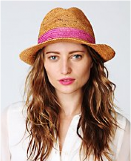 Structured Hats- Star Straw Fedora