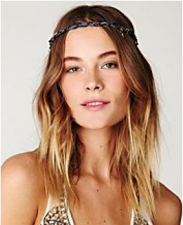 Hair Accessories- Suede & Chain Headband