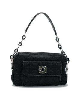  Dior Lady Dior Satin and Leather Designer Handbags