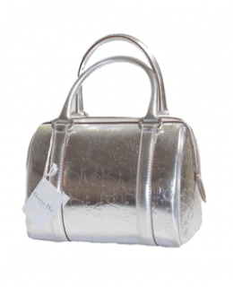 Christian Dior Metallic Polochon Boston Bag