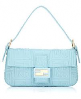  Fendi Baby Blue Leather Baguette