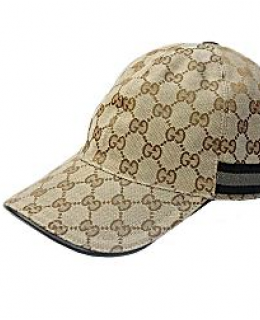 Gucci Baseball Cap Brown Jacquard Logo