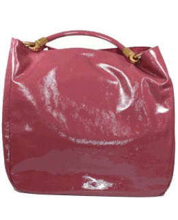 YSL Roady Designer Tote Magenta Patent Leather