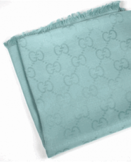 Gucci Seafoam Green Cashmere Scarf