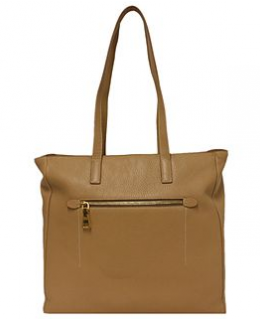 Prada Vitello Daino Tote Caramel