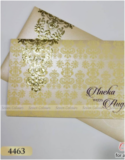 Gold style invitation