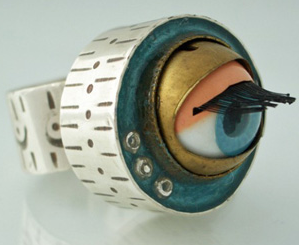 Blinking Eye Ring from GingaSquid
